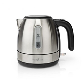 Waterkoker | 1.0 l | Roestvrij Staal | Aluminium | 360 graden draaibaar | Verborgen verwarmingselement | Strix-controller | Droogkookbeveiliging