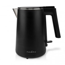 Waterkoker | 1.0 l | Kunststof | Zwart | 360 graden draaibaar | Verborgen verwarmingselement | Strix-controller | Droogkookbeveiliging