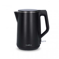 Waterkoker | 1.5 l | Kunststof | Zwart | 360 graden draaibaar | Verborgen verwarmingselement | Strix-controller | Droogkookbeveiliging