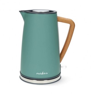 Waterkoker | 1.7 l | Soft-Touch | Groen | 360 graden draaibaar | Verborgen verwarmingselement | Strix-controller | Droogkookbeveiliging