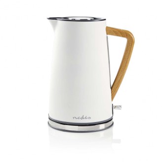 Waterkoker | 1.7 l | Soft-Touch | Wit | 360 graden draaibaar | Verborgen verwarmingselement | Strix-controller | Droogkookbeveiliging