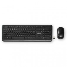 Muis en Toetsenbord - Set | Draadloos | Muis- en toetsenbordverbinding: USB | 800 / 1200 / 1600 dpi | Instelbare DPI | QWERTY | Italiaans