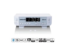 FM-keukenradio met Bluetooth LED-verlichting en timer Wit