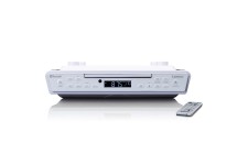 Keukenklokradio met CD Bluetooth en afstandsbediening Wit