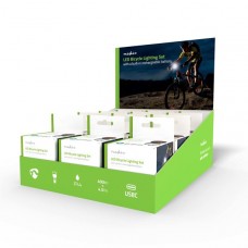 Fietslamp | Batterij Gevoed | 5 V DC | 3 W | Incl. batterij(en) | Oplaadbaar | 400 lm | 4.5 lm | 100 m | 110 Â°