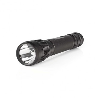 LED-Zaklamp | Batterij Gevoed | 4.5 V DC | 10 W | 3x C/LR14 | Nominale lichtstroom: 500 lm | Lichtbereik: 250 m | Stralingshoek: 9.5 Â°