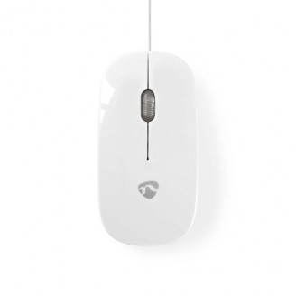 Muis | Bedraad | 1000 dpi | Aantal knoppen: 3 | Tweehandig
