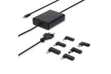 Notebook-Adapter | GaN | 65 W | 5 / 9 / 12 / 15 / 20 V DC | 2.4 / 3.0 / 3.25 A | Gebruikt voor: Notebook / Smartphone / Tablet | Euro / Type-C (CEE 7/16)