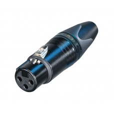 XLR cable socket 3 N/A XX soldeer connecties Zwart