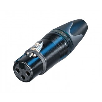 XLR cable socket 3 N/A XX soldeer connecties Zwart