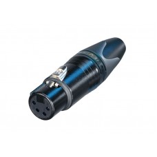 XLR cable socket 4 N/A XX soldeer connecties Zwart