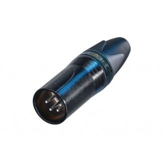 XLR cable plug 4 N/A XX soldeer connecties Zwart