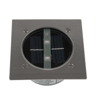 Solar Grondspot 2 LED Vierkant