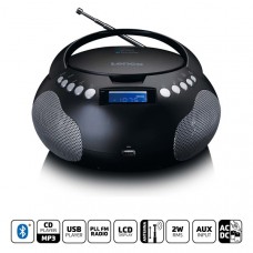 Draagbare radio CD/MP3 met USB en Bluetooth Zwart