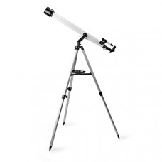 Telescoop | Diafragma: 50 mm | Brandpuntsafstand: 600 mm | Finderscope: 5 x 24 | Maximale werkhoogte: 125 cm | Tripod | Wit / Zwart