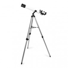 Telescoop | Diafragma: 70 mm | Brandpuntsafstand: 700 mm | Finderscope: 5 x 24 | Maximale werkhoogte: 125 cm | Tripod | Wit / Zwart