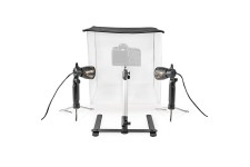 Fotostudioset | 400 lm | Opvouwbaar | Achtergronden inbegrepen | Inclusief reistas | Zwart