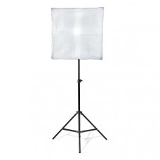 Lampenset voor Fotostudio | 70 W | 5500 K | 4000 lm | Werk hoogte: 60-180 cm | Inclusief lampen: 2 | Inclusief reistas | Zwart