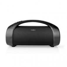 Bluetooth Party Boombox | 6 uur | 2.0 | 50 W | Media afspeelmogelijkheden: AUX / USB | IPX5 | Koppelbaar | Handgreep | Feestverlichting | Zwart