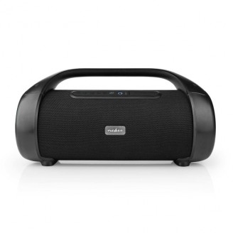 BluetoothÂ® Party Boombox | 9.5 uur | 2.1 | 120 W | Media afspeelmogelijkheden: AUX | IPX5 | Koppelbaar | Handgreep | Feestverlichting | Zwart