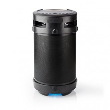 Bluetooth Party Boombox | 3.5 uur | 4.1 | 210 W | Media afspeelmogelijkheden: AUX / USB | IPX5 | Koppelbaar | Handgreep | Feestverlichting | Zilver / Zwart