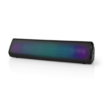 BluetoothÂ®-Speaker | Maximale batterijduur: 6 uur | Tafelmodel | 18 W | Stereo | Ingebouwde microfoon | Koppelbaar | Zwart