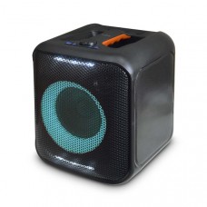 Bluetooth Party Speaker | Maximale batterijduur: 5 uur | 150 W | Handgreep | Feestverlichting | Koppelbaar | Equalizer | Oranje / Zwart