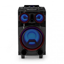 Bluetooth Party Speaker | Maximale batterijduur: 6.5 uur | 120 W | Handgreep | Feestverlichting | Equalizer | Zwart