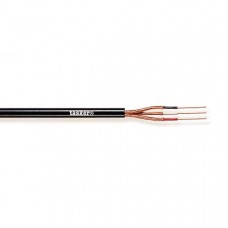 Stereo Audiokabel op Haspel 4x 0.14 - 100 m Zwart
