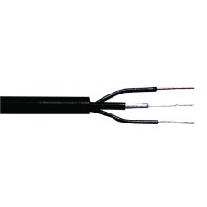 Composiet Kabel op Haspel 10/0.10 + 2x 16.020 - 100 m Zwart