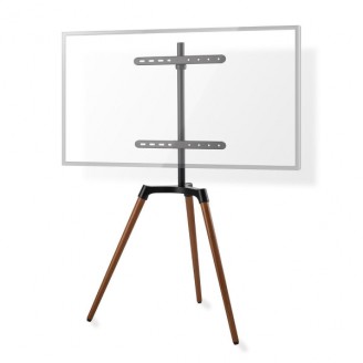 TV Vloerstandaard | 50 - 65 " | Maximaal schermgewicht: 35 kg | Scandinavian Design | Draaibaar | Anti-omval-riem | Snap-lock | Aluminium / Staal | Zwart