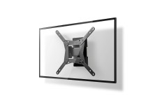 Draai- en Kantelbare TV-Muurbeugel | 10 - 32 " | Maximaal schermgewicht: 30 kg | Kantelbaar | Draaibaar | Minimale muurafstand: 68 mm | Maximale muurafstand: 68 mm | 1 Draaipunt(en) | Staal | Zwart
