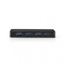 USB-Hub | USB-A Male | 4x USB A Female | 4-Poorts poort(en) | USB 3.2 Gen 1 | Netvoeding / USB Gevoed | 4x USB