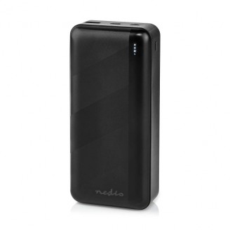 Powerbank | 32000 mAh | 2.4 / 3.0 / 3.25 A | Outputs: 2 | Output: 1x USB-A / 1x USB-CT | Inputs: 1x Micro USB / 1x USB-CT | PD3.0 45W / PD3.0 65W | Lithium-Polymeer