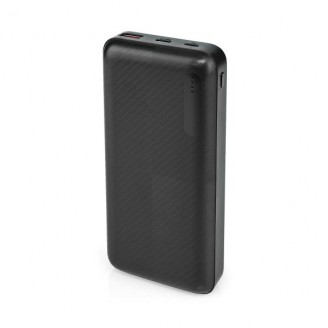 Powerbank | 20000 mAh | 1.5 / 2.0 / 3.0 A | Outputs: 2 | Output: 1x USB-A / 1x USB-CT | Inputs: 1x Micro USB / 1x USB-CT | PD2.0 18W | Lithium-Polymeer