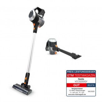 Steelstofzuiger | 130 W | 25.9 VAC | Gemotoriseerde Borstel met GeÃ¯ntegreerde Verlichting | 10000 Pa | HEPA-luchtfilter | Oranje / Zwart