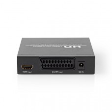 HDMI-Converter | Scart Female | HDMI Output / 1x 3,5 mm Audio-Out / 1x Digitale Audio | 1-weg | 1080p | 1.65 Gbps | Aluminium | Antraciet