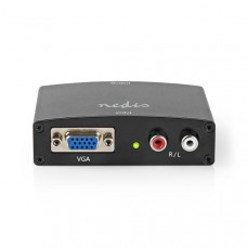 HDMI-Converter | VGA Female / 2x RCA Female | HDMI Output | 1-weg | 1080p | 1.65 Gbps | Aluminium | Antraciet
