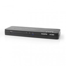 HDMI-Converter | USB-CT Female / 2x HDMI Input / 4x USB A Female | 1x HDMI Output | 1-weg | 4K@60Hz | 18 Gbps | ABS | Antraciet