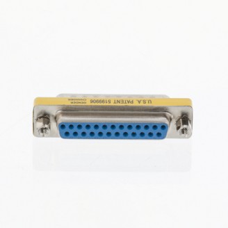 SeriÃ«le Adapter SUB-D 25-Pins Male - SUB-D 25-Pins Female Metaal