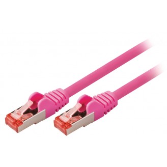 CAT6 S/FTP Netwerkkabel RJ45 (8/8) Male - RJ45 (8/8) Male 7.50 m Roze