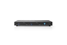 HDMI Matrix-Switch | 4 x 2-Poorts poort(en) | 4x HDMI Input | 2x 3,5 mm / 2x HDMI Output / 2x TosLink | 4K@60Hz | 18 Gbps | Afstandbestuurbaar | Metaal | Antraciet