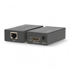 HDMI-Extender | Over Cat6 | tot 60 m | 1080p | 1.65 Gbps | Metaal | Antraciet