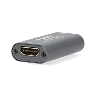 HDMI-Repeater | 40 m | 4K@60Hz | 18 Gbps | Metaal | Antraciet