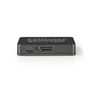HDMI-Splitter | 2 poort(en) | HDMI Input | 2x HDMI Output | 4K@30Hz | 2.25 Gbps | ABS / PVC | Zwart