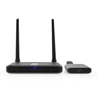Draadloze HDMI-Zender | Wi-Fi | 2400-5000 MHz | 30 m (gezichtsveld) | Maximale resolutie: Full HD 1080p | 1.65 Gbps | ABS | Grijs