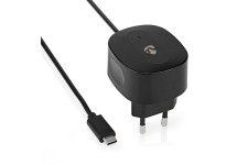 Oplader | 15 W | Snellaad functie | 1x 3.0 A | Outputs: 1 | USB-C Kabel | 1.50 m | Single Voltage Output | Zwart