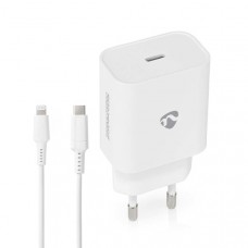 Oplader | 20 W | Snellaad functie | 1.67 / 2.22 / 3.0 A | Outputs: 1 | USB-CT | Lightning 8-Pins (Los) Kabel | 1.00 m | Automatische Voltage Selectie