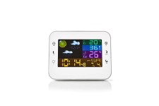 Weerstation | Binnen & Buiten | Inclusief draadloze weersensor | Weersvoorspelling | Tijdweergave | LCD-Kleurenscherm | Wekkerfunctie