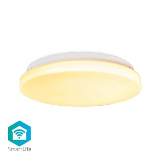 SmartLife Plafondlamp | Wi-Fi | RGB / Warm tot Koel Wit | Rond | Diameter: 260 mm | 1820 lm | 3000 - 6500 K | IP20 | Energieklasse: F | AndroidT / IOS